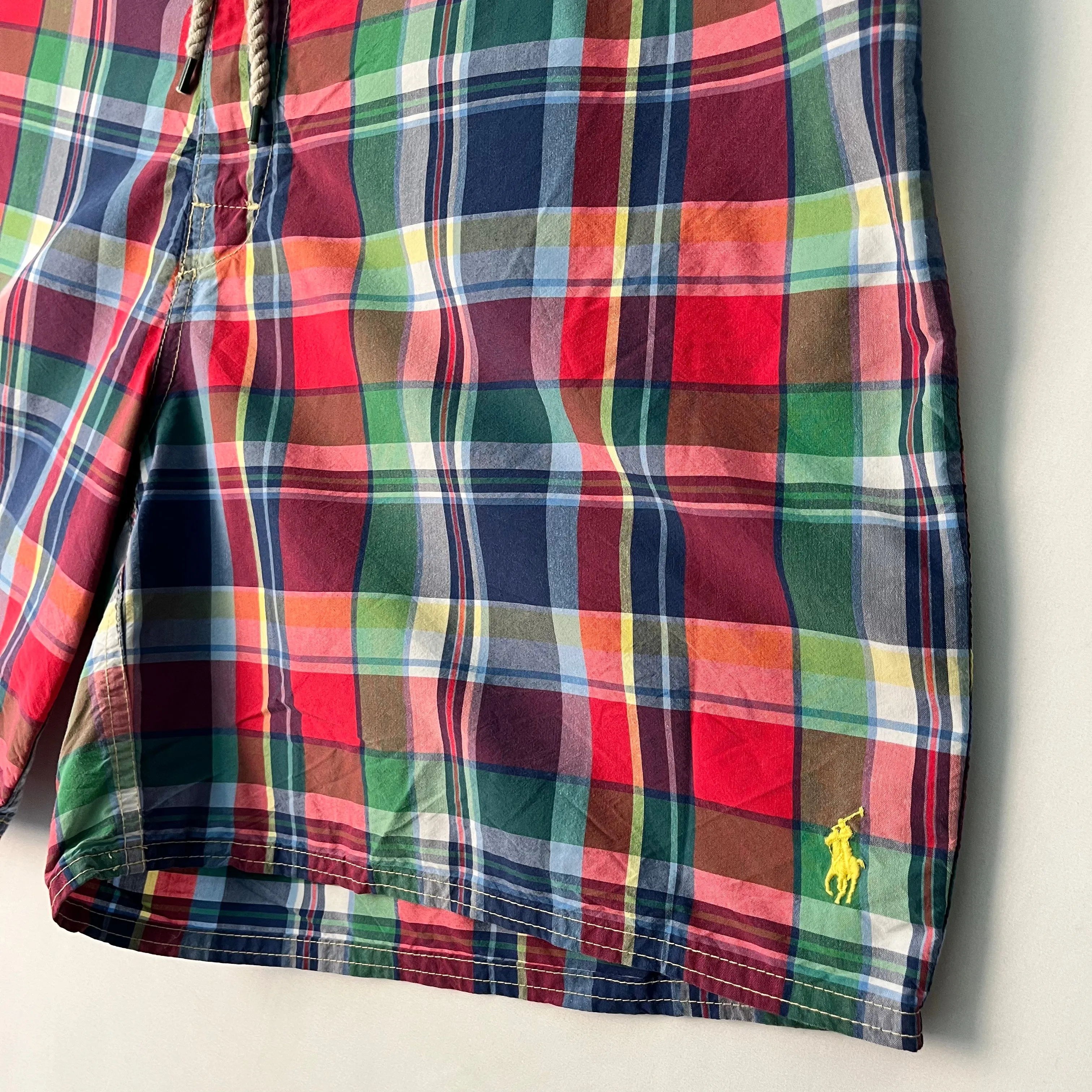 Multicolor Plaid Board Shorts (Ralph Lauren)