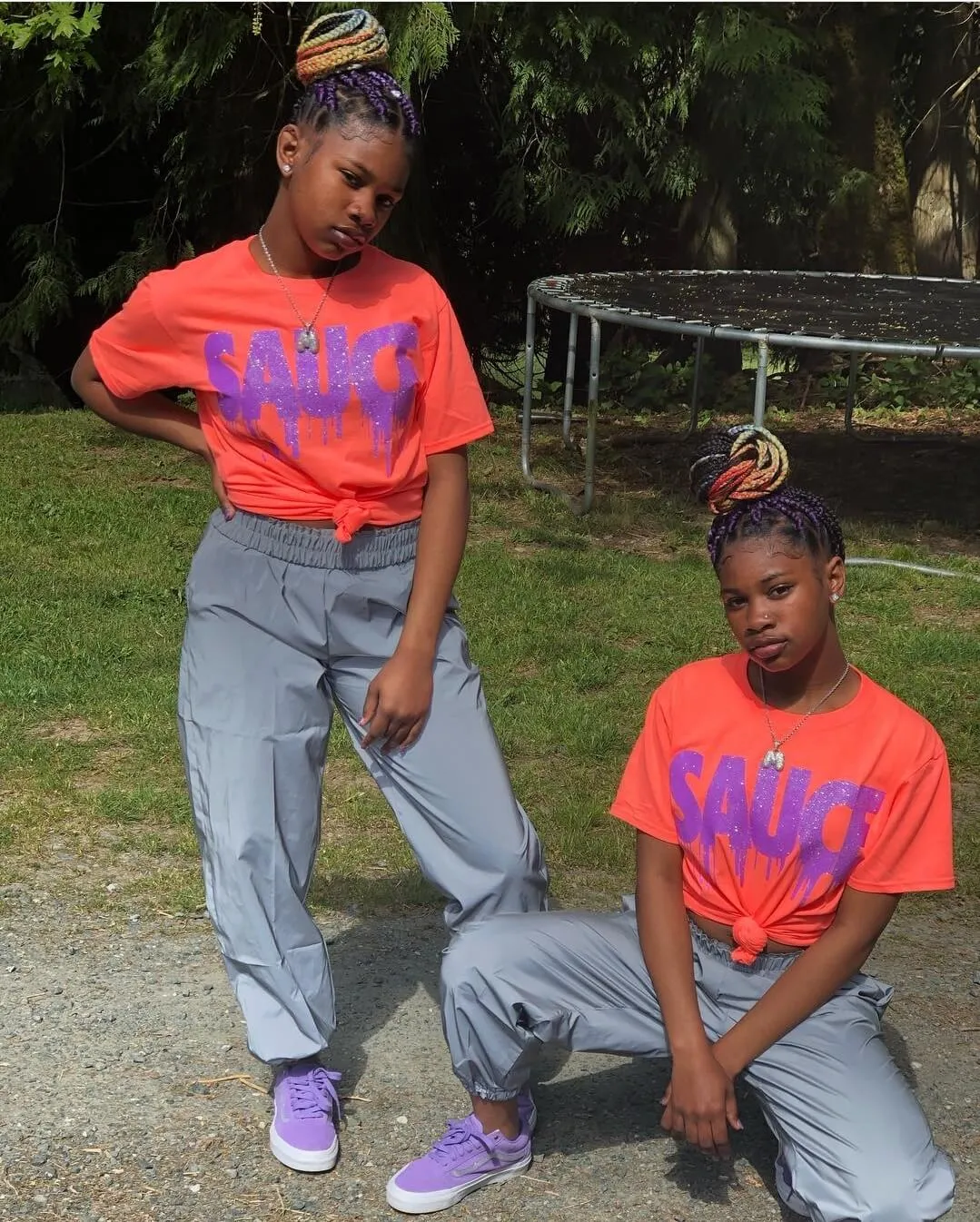 Neon Purple Glitter Sauce | Coral Tee