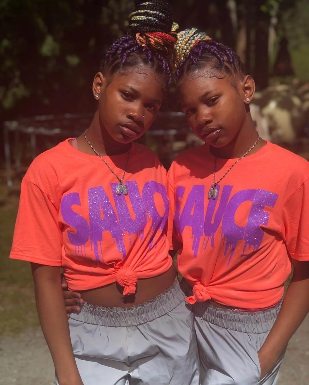 Neon Purple Glitter Sauce | Coral Tee