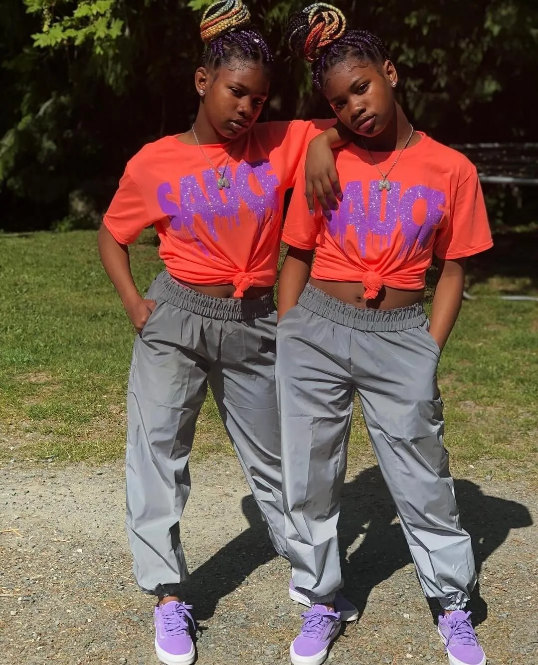 Neon Purple Glitter Sauce | Coral Tee