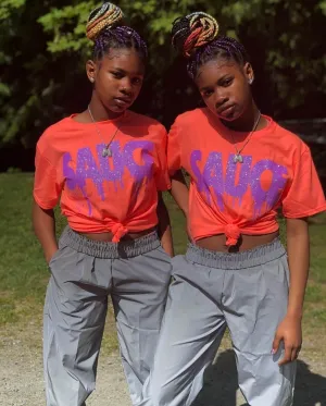 Neon Purple Glitter Sauce | Coral Tee