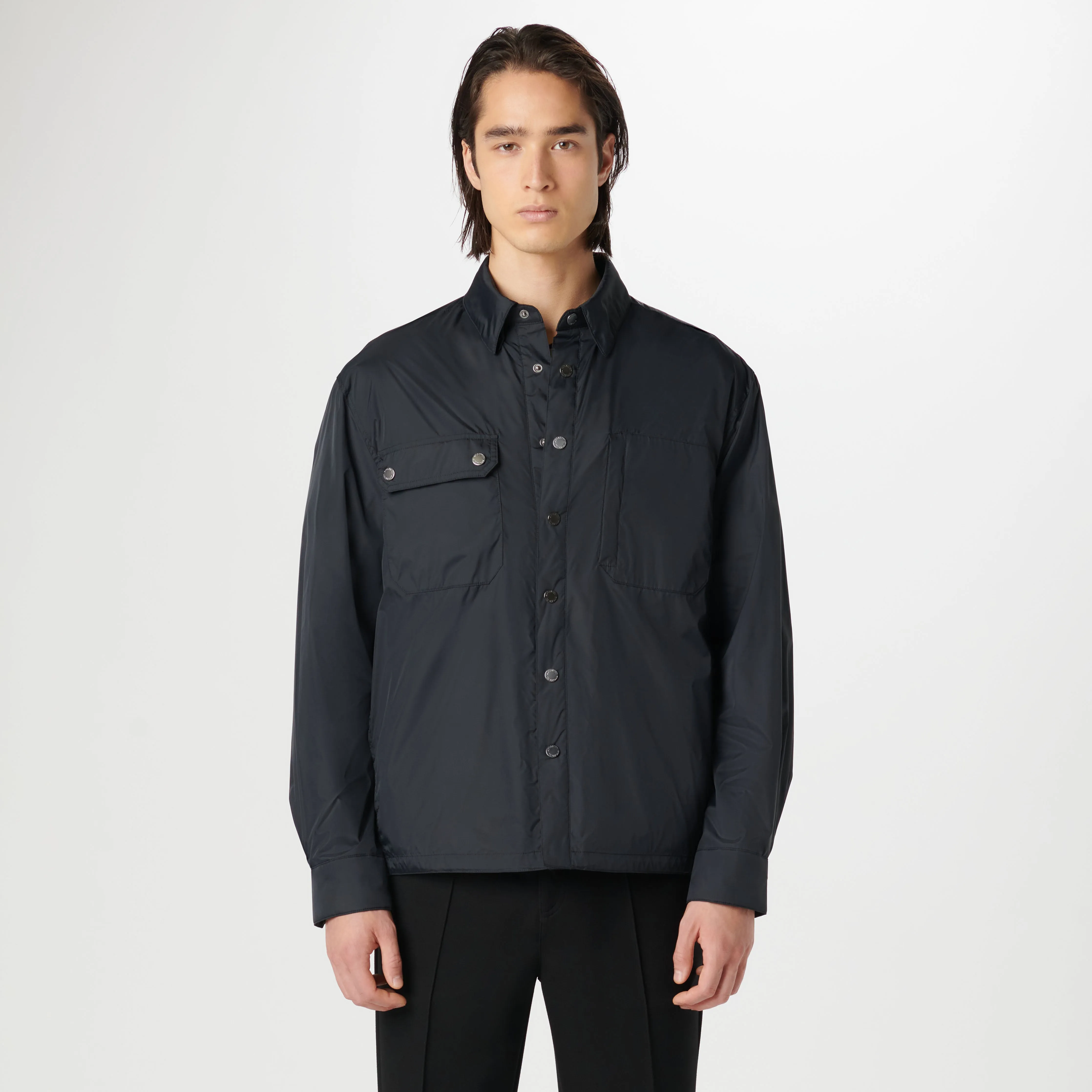 Nylon Shirt Jacket