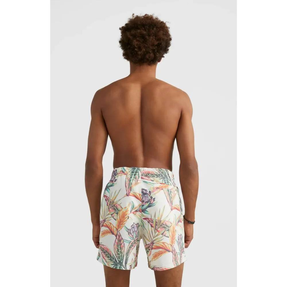 O'NEILL CALI PRINT VOLLEY WHITE TROPICAL FLOWER