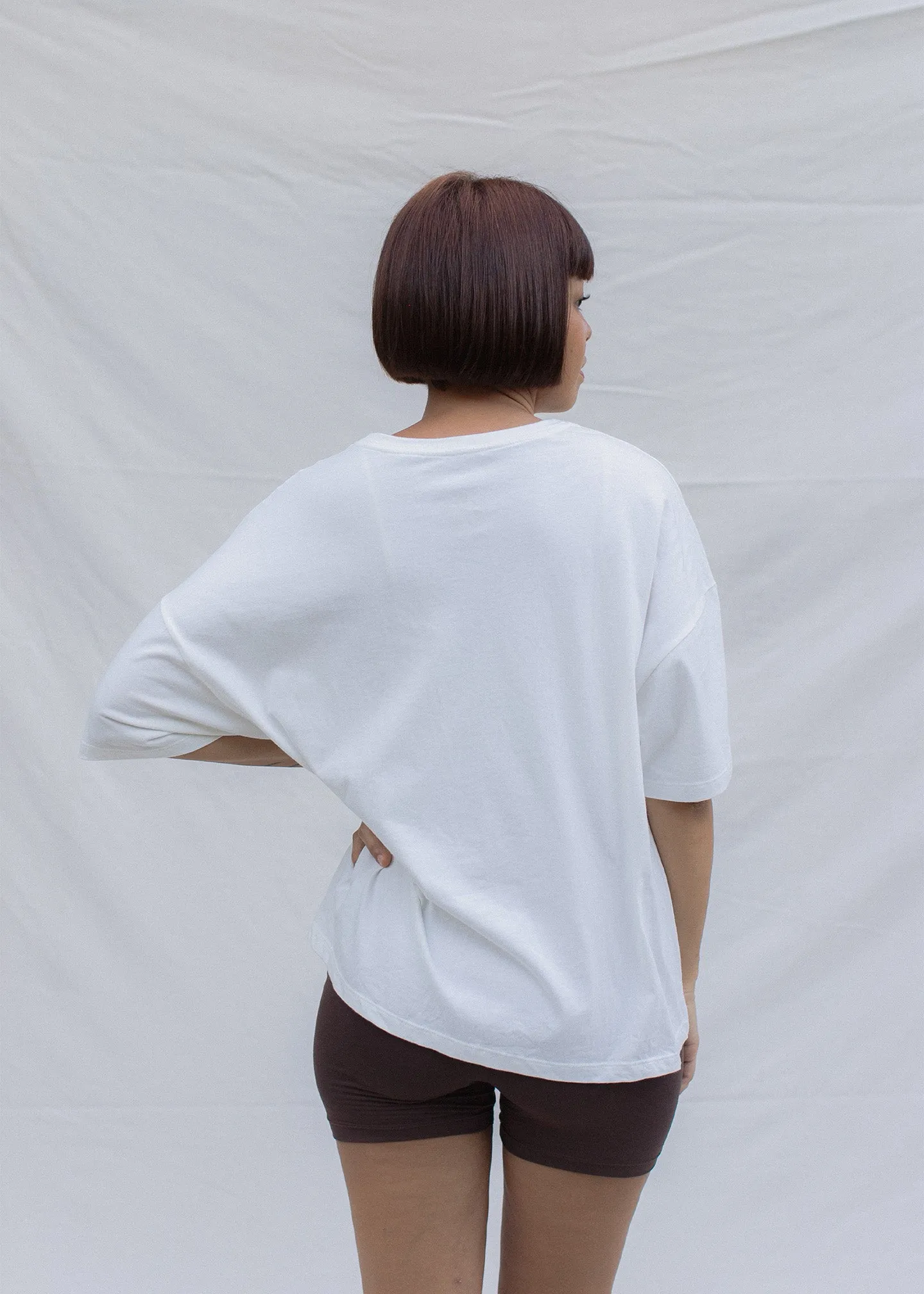 Oversized Tee Bloom Off White