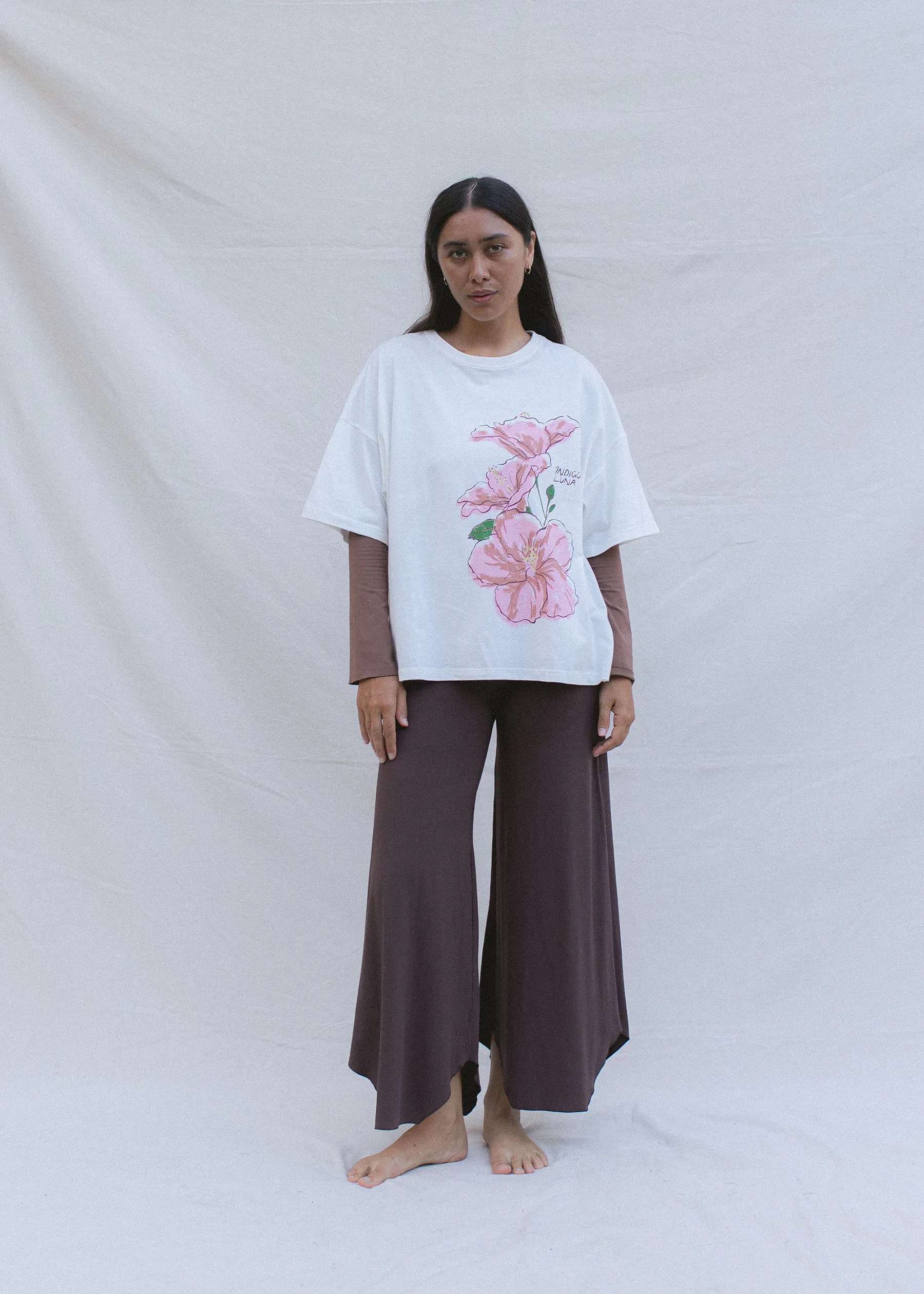 Oversized Tee Bloom Off White