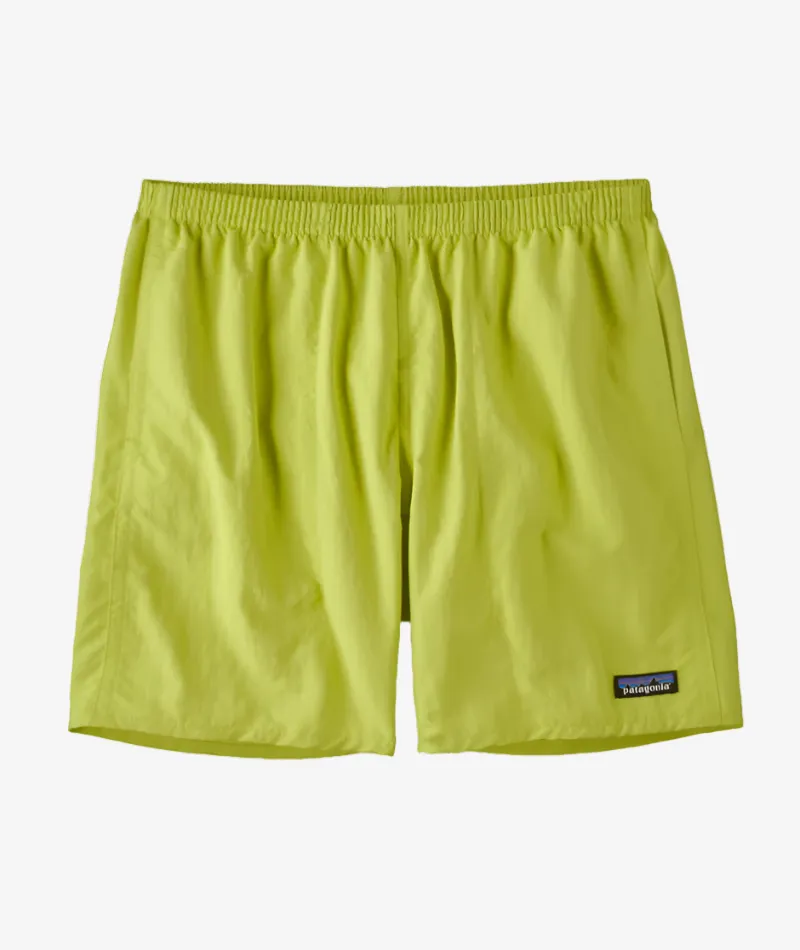 PATAGONIA BAGGIES SHORTS 5" - PHOSPHORUS GREEN
