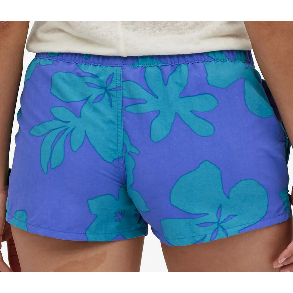 Patagonia Womens Barely Baggies Shorts  - Kalani Big: Float Blue