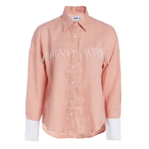 PEACH ULU | WHITE FRINGE by Puka the Label