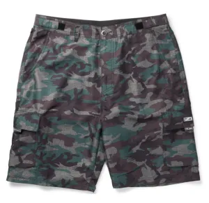 Pelagic Socorro Hybrid Fishing Shorts - Fish Camo