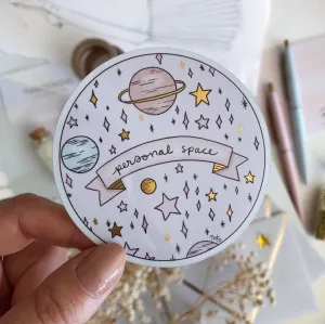 Personal Space - Die Cut Sticker