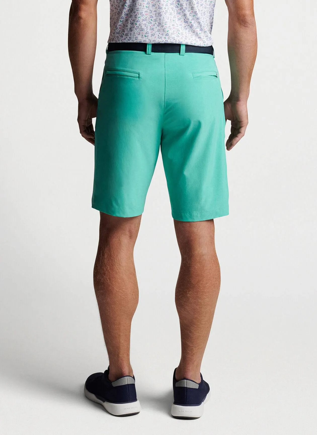 Peter Millar Mens Shackleford Performance Hybrid Short - JADE