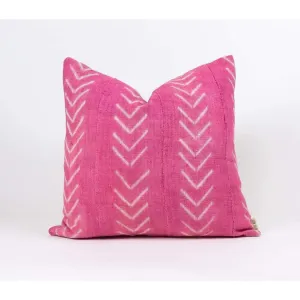 Pink Mud Cloth Pillow