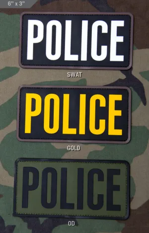 POLICE 6x3 PVC Patch