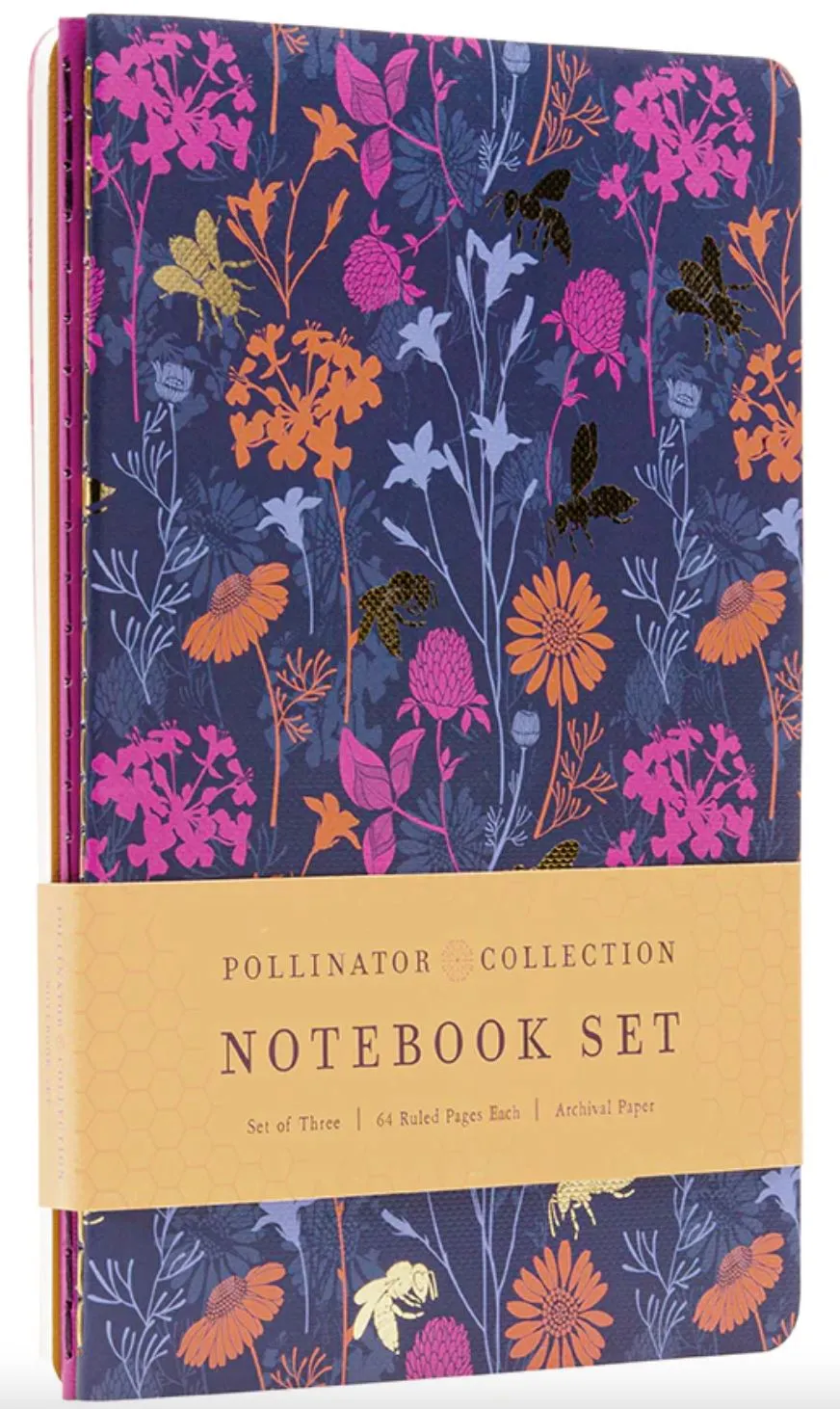 Pollinators Sewn Notebook Collection (Set of 3)