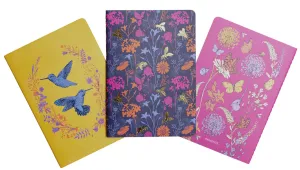 Pollinators Sewn Notebook Collection (Set of 3)