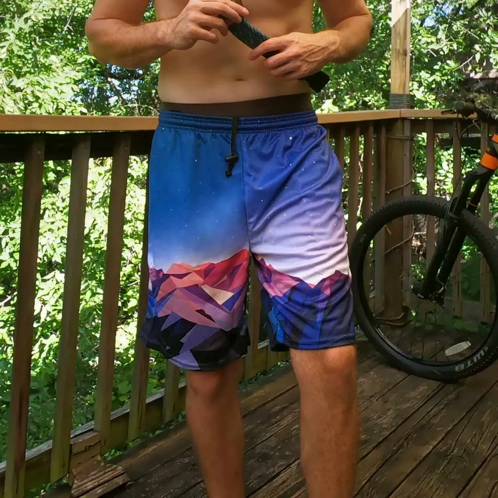 Poly Mountain Men's Gym Shorts