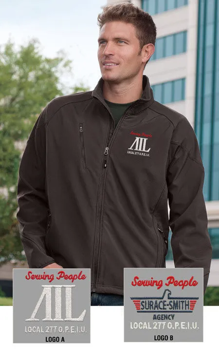 Port Authority Men's Textured Soft Shell Jacket - AIL Company Store
