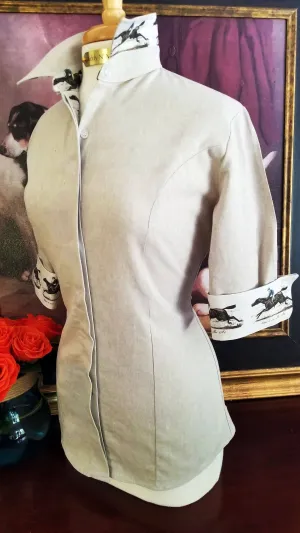 PRIX DE LUTECE IN FLAX LINEN