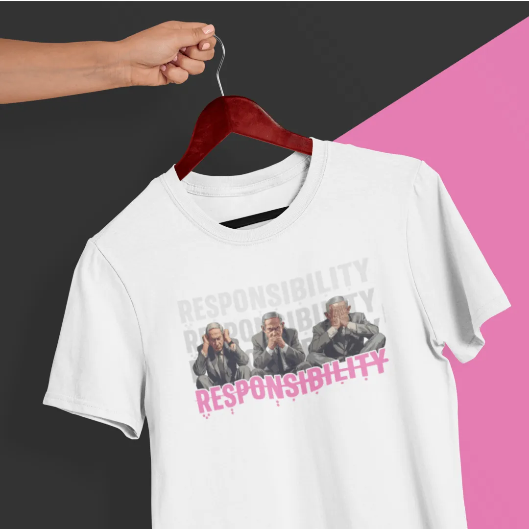 "Responsibility" White T-shirt for Men