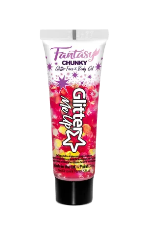 Red Fantasy Chunky Glitter Gel