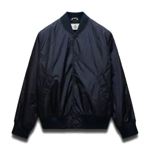 Reigning Champ Men Econyl Satin Nylon Stadium Jacket Navy RC-4288-NVY