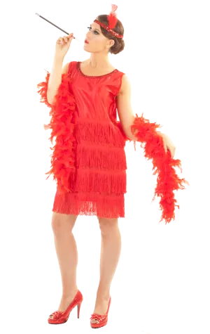 Roaring 20s Flapper Red Costume