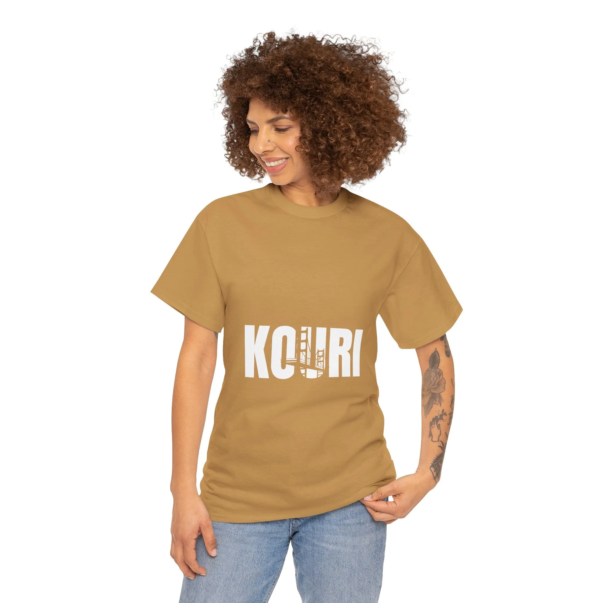 Run in Style with “Kouri” Haitian Inspired Graphic T-Shirt - Perfect for Everyday Wear