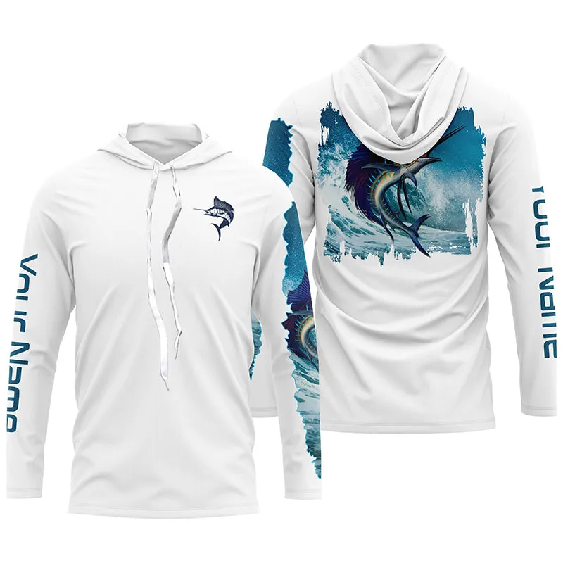 Sailfish Fishing Shirt for Men Long Sleeve Sun Protection UV UPF 30  T-Shirts TTS0654