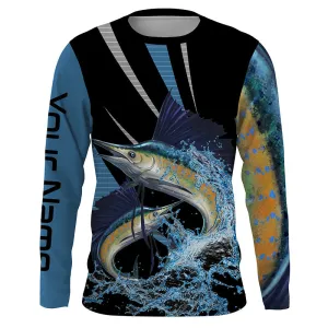Sailfish Long Sleeve Fishing Shirt for Men, UPF30  Performance Clothing TTS0546
