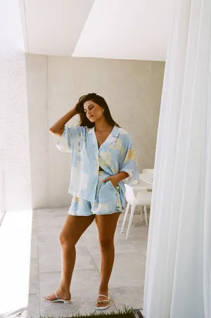 SAMPLE-Thessy Shorts - Ciao Blue