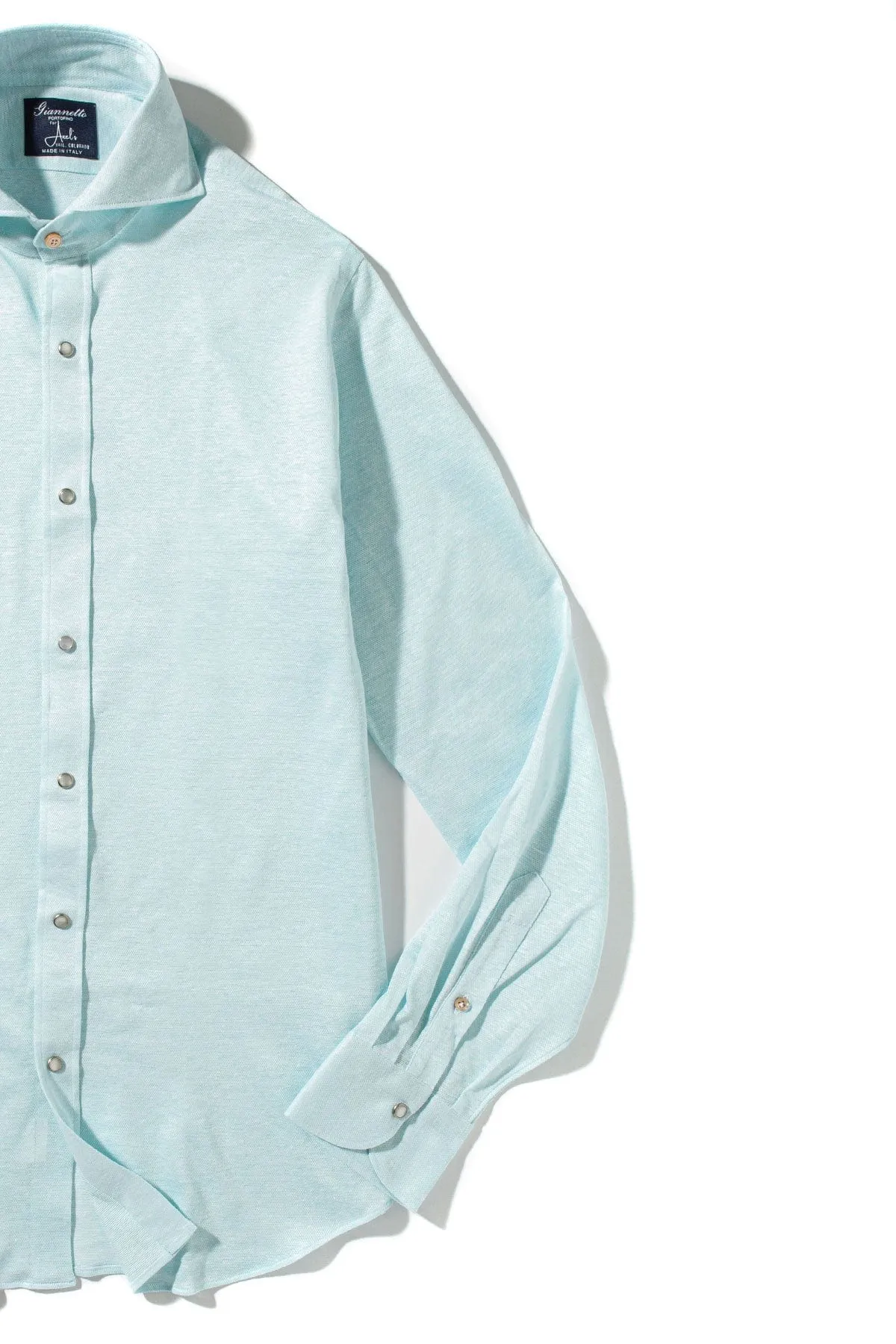 Schwinn Cotton Linen Shirt in Lt. Blue
