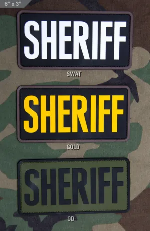 SHERIFF 6x3 PVC Patch