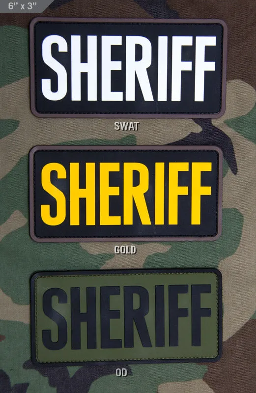 SHERIFF 6x3 PVC Patch