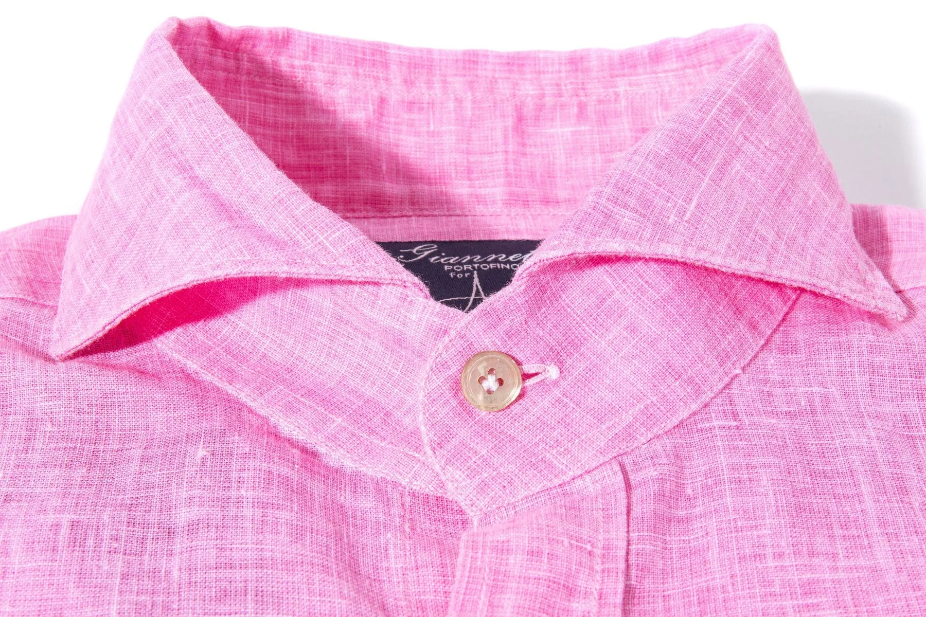 Sorgue Linen Shirt In Fuchsia