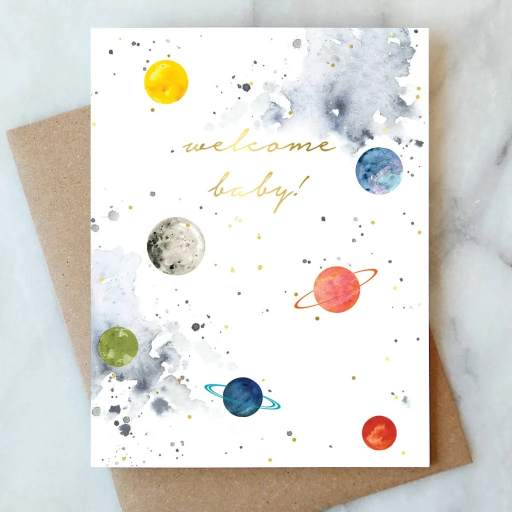Space Baby Card