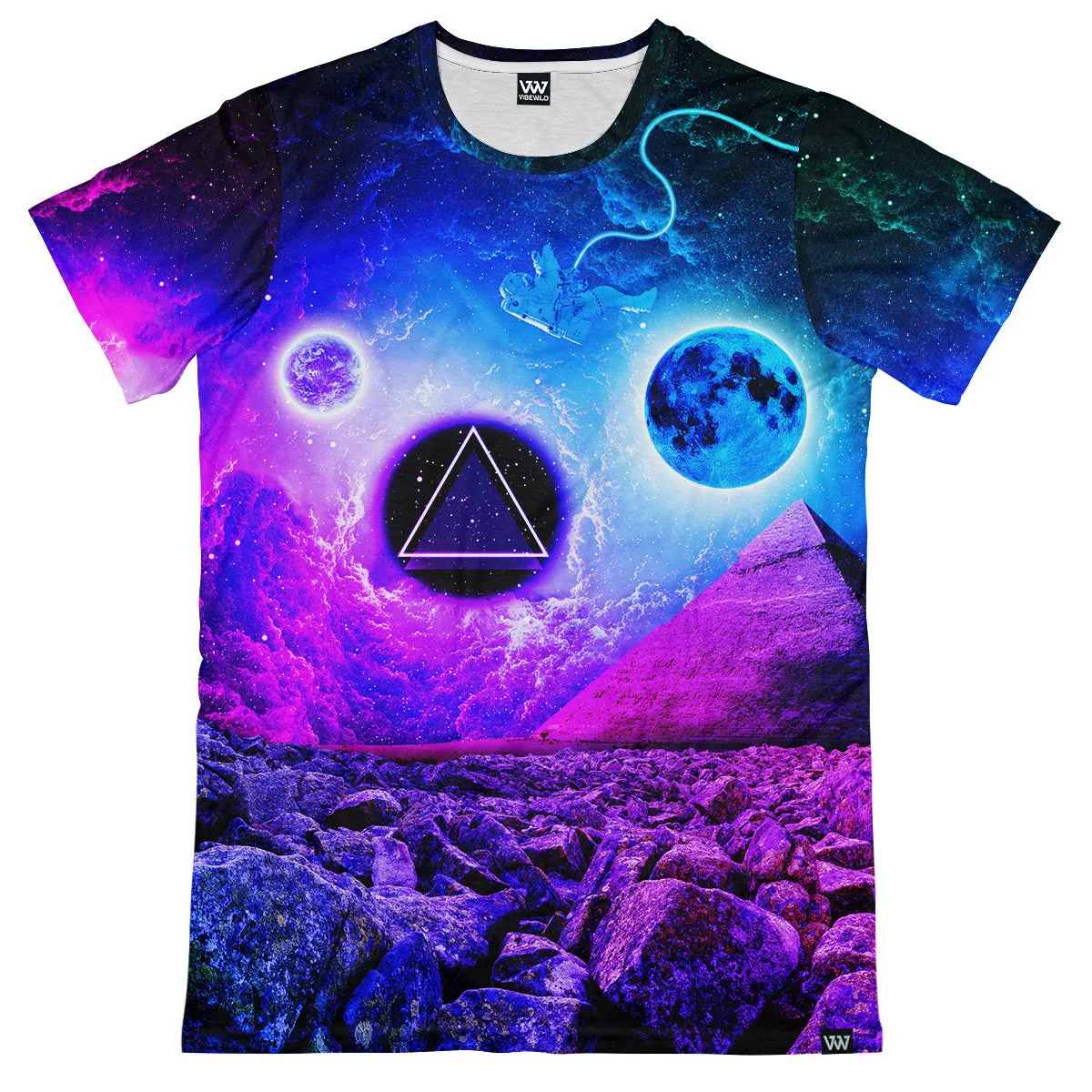Space Pyramid Men's Tee
