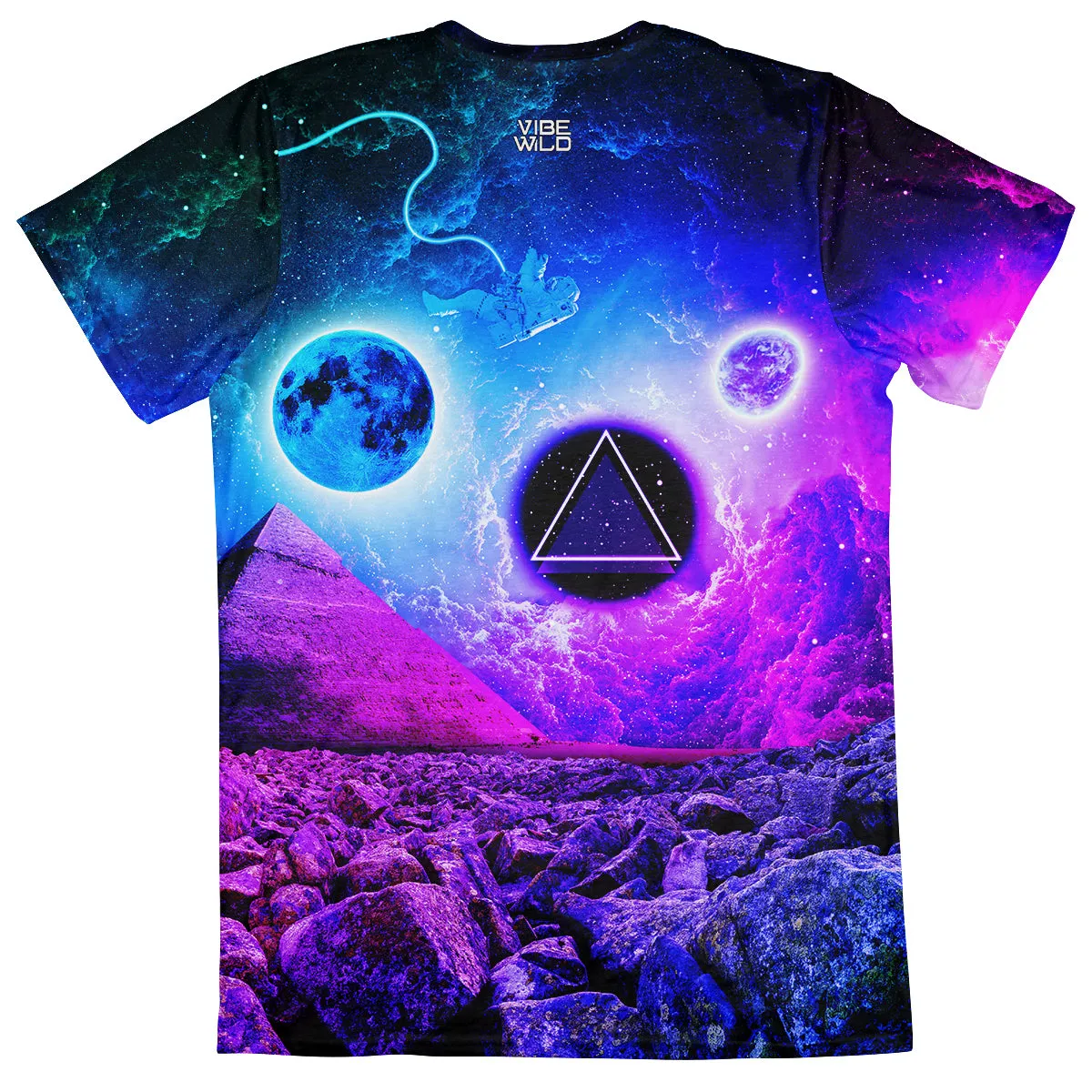 Space Pyramid Men's Tee