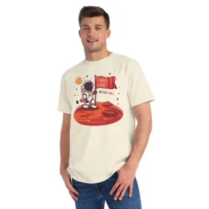 Sustainable Astronaut Tees for Space Age Cozy Comfort