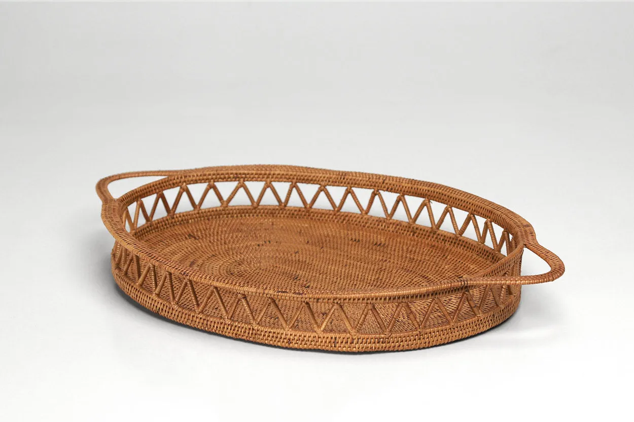 Tenganan Oval Zig Tray