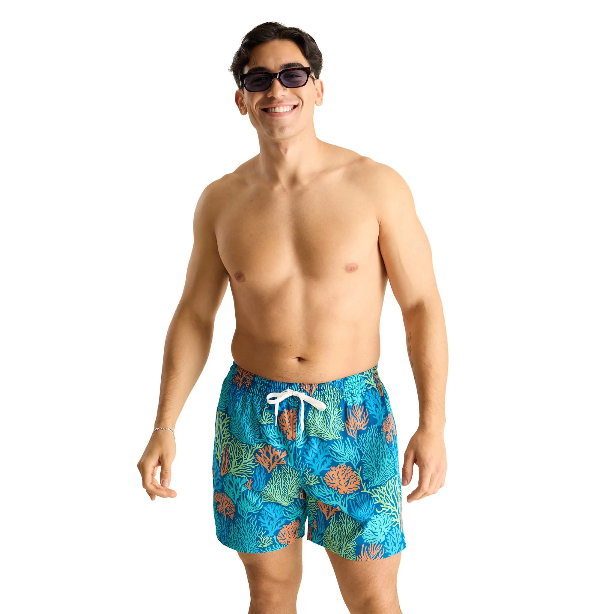 The Coral Quarrels Lined 5.5 inch Swim Shorts