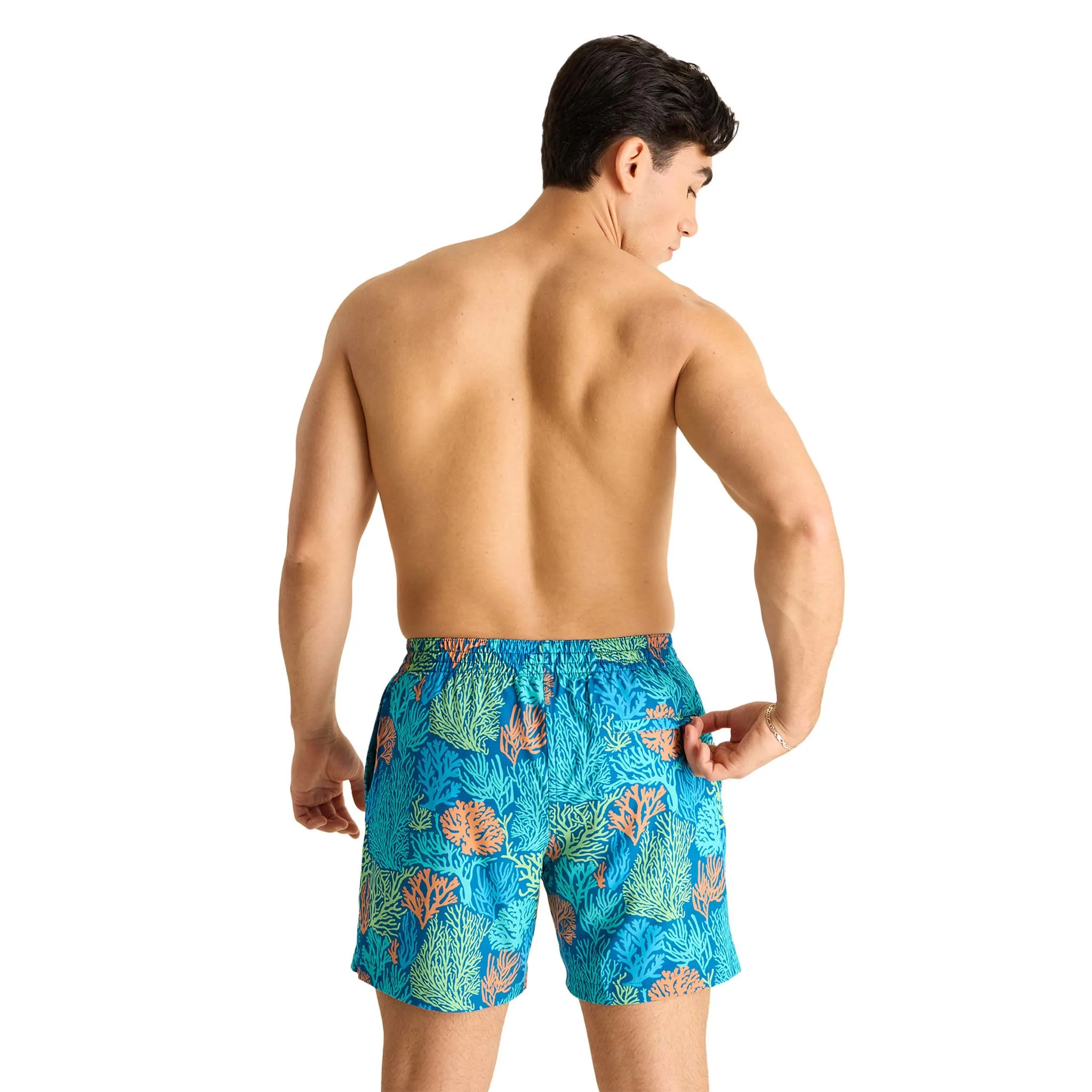 The Coral Quarrels Lined 5.5 inch Swim Shorts
