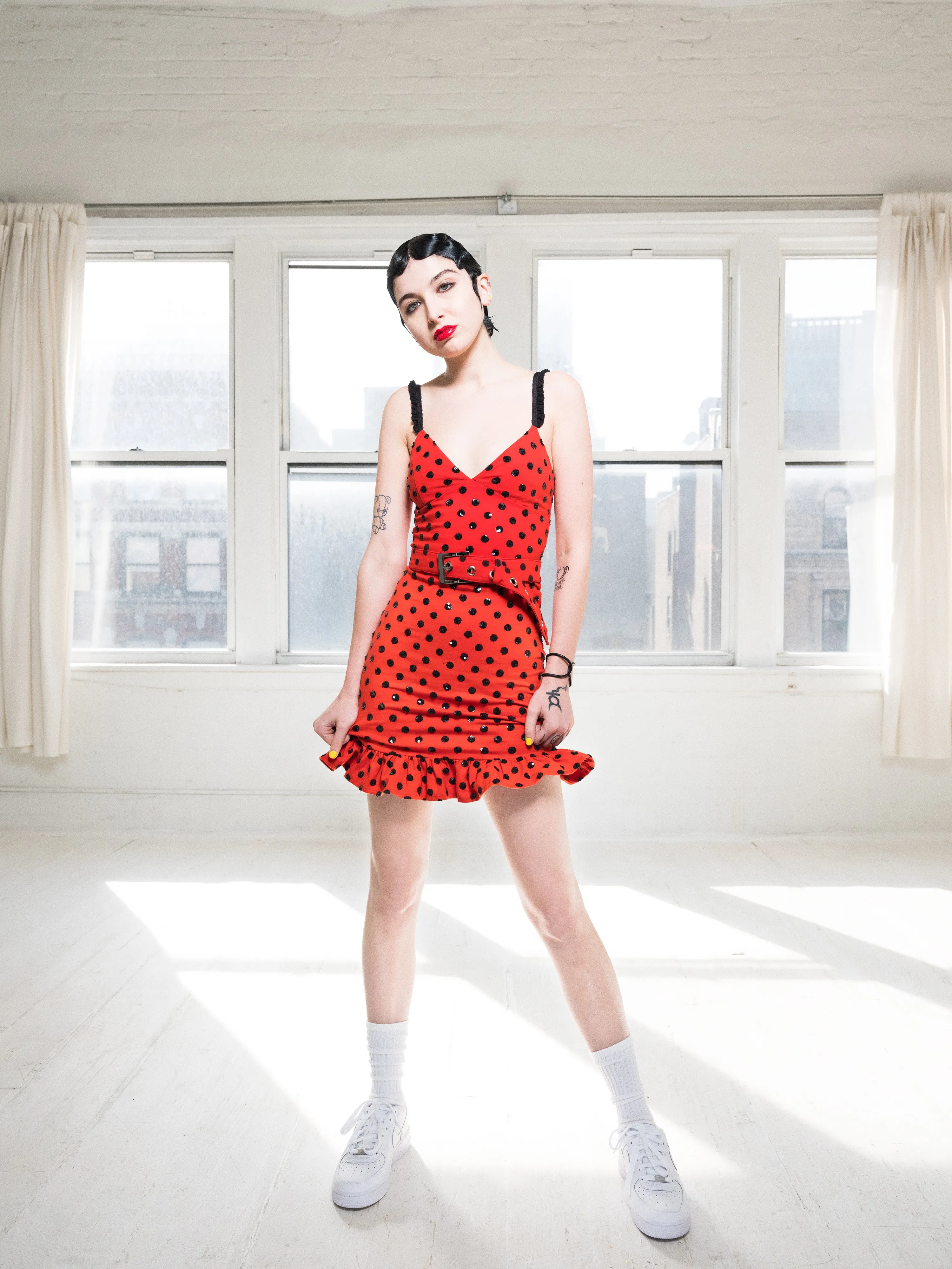 The Modern Love Mini Dress in Black