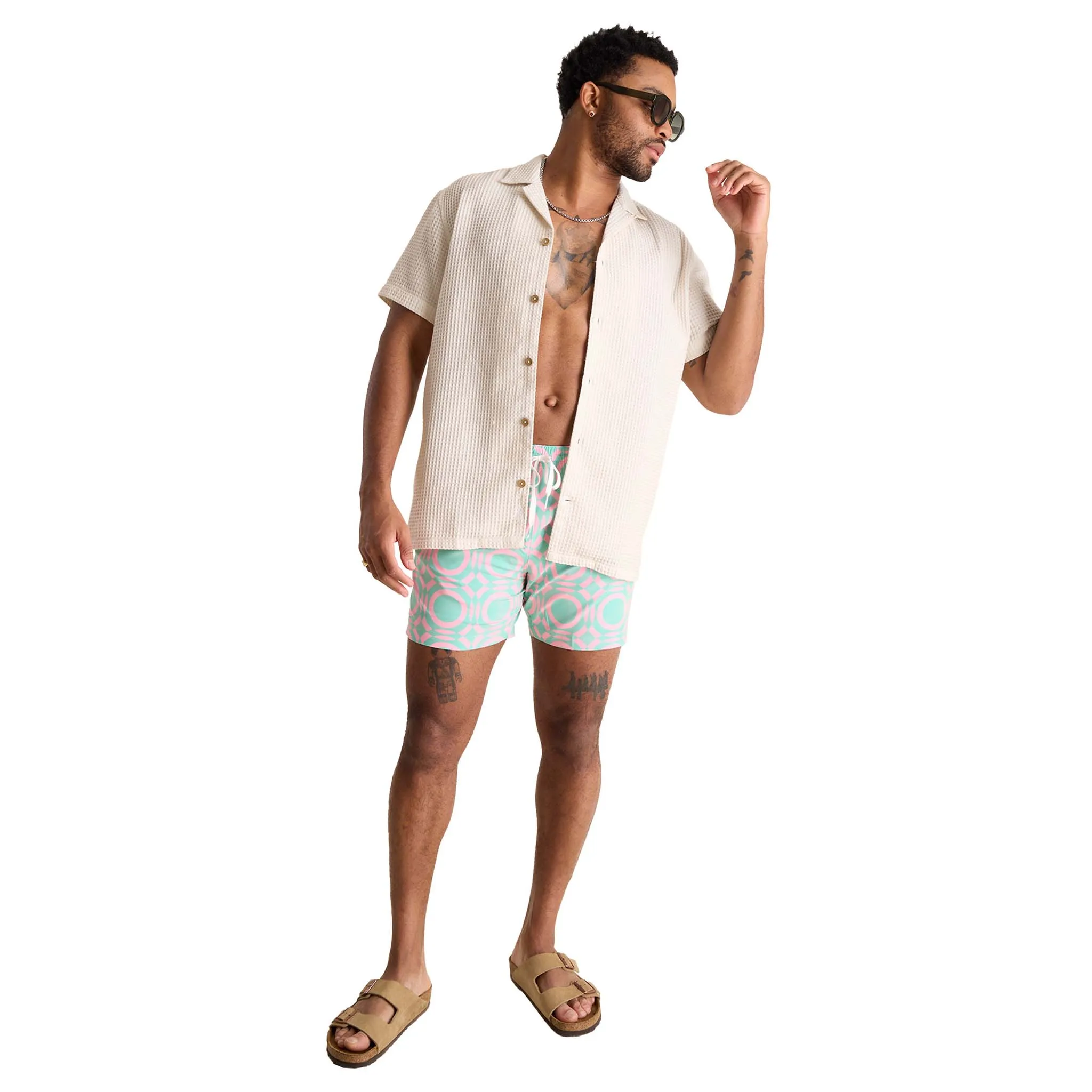 The Mosaics Lined 5.5 inch Swim Shorts