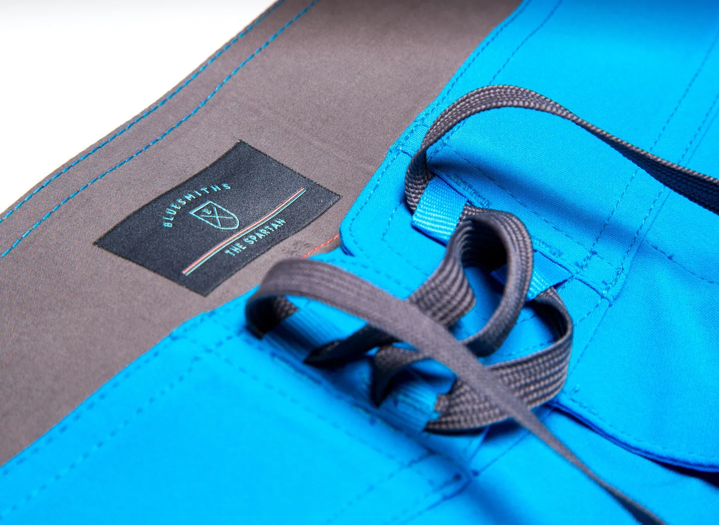 The Spartan Board Shorts -  11" Inseam - Almost Black   Makena Blue