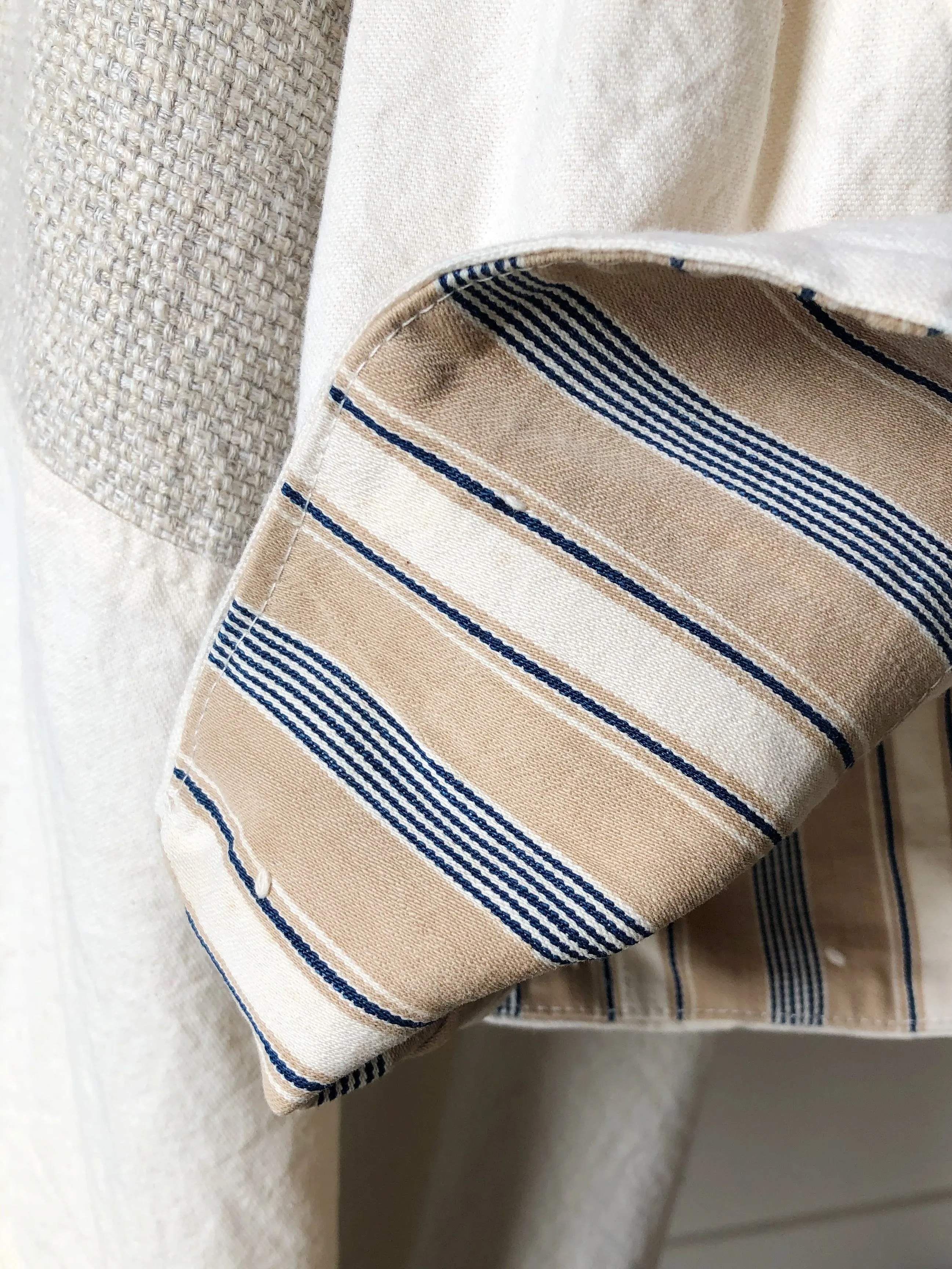 thistle hill homespun and canvas big shirt