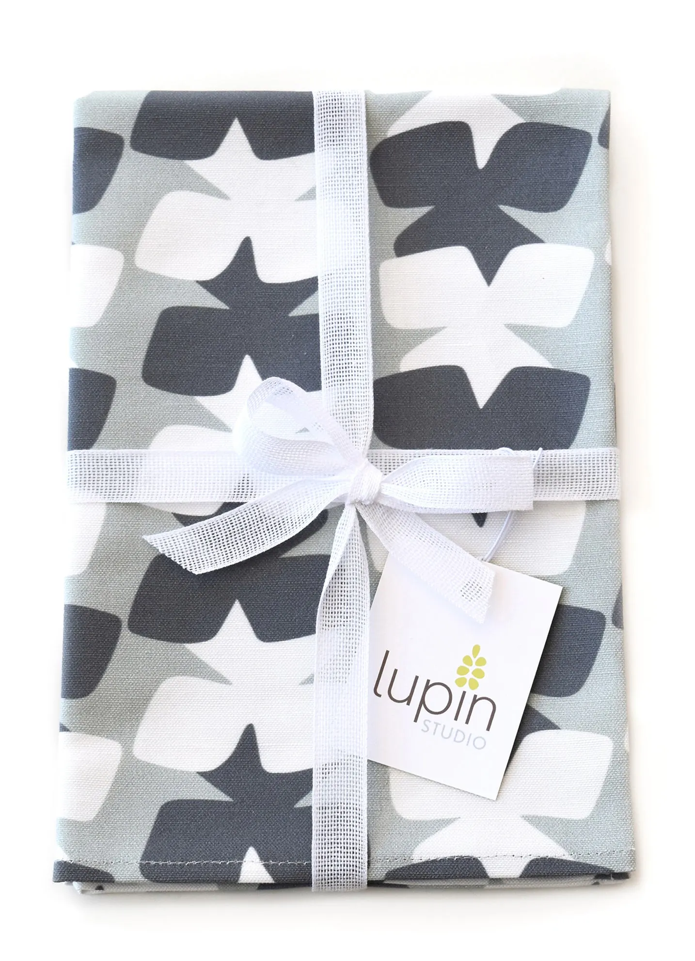 Tilt Linen Cotton Tea Towel (18.5x25) – Fog