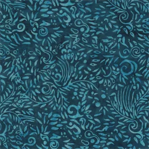 Tranquil Moods Batiks 6241 Teal Blue