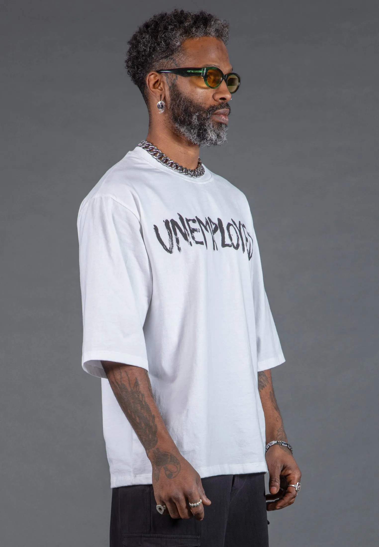 UNEMPLOYED OVERSIZED T-SHIRT WHITE