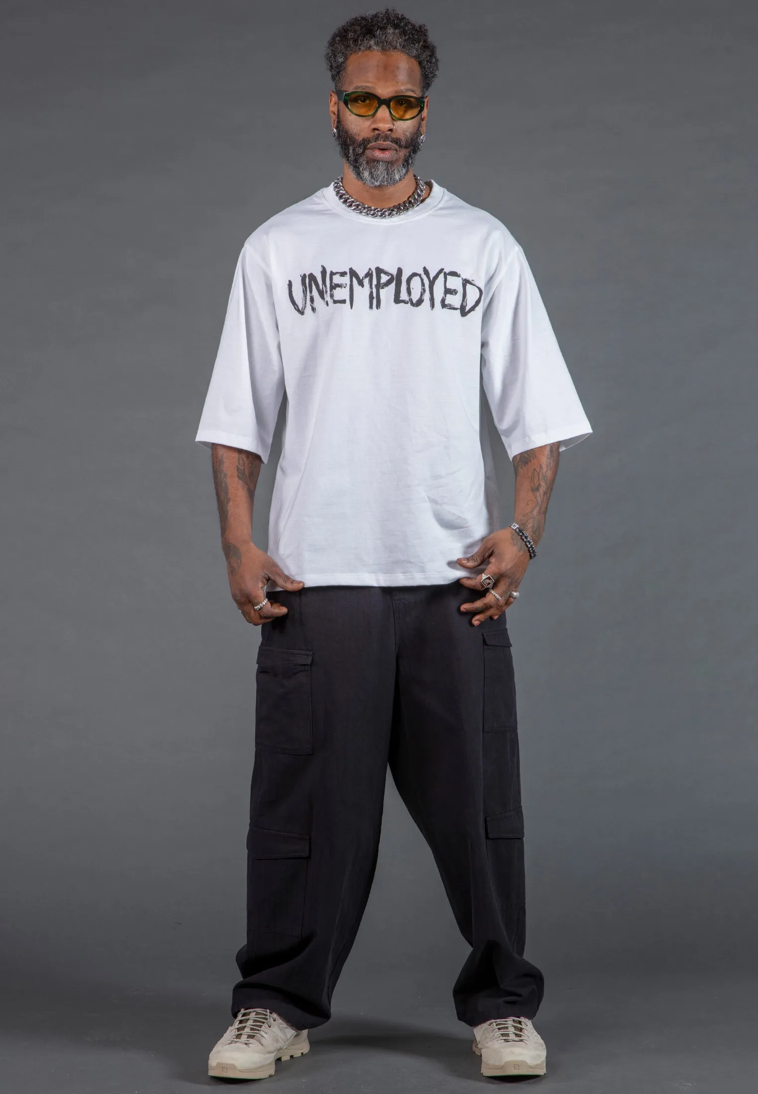 UNEMPLOYED OVERSIZED T-SHIRT WHITE