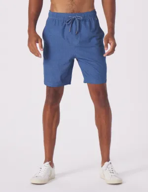 Versatility Short: Lunar Dust Grid Print